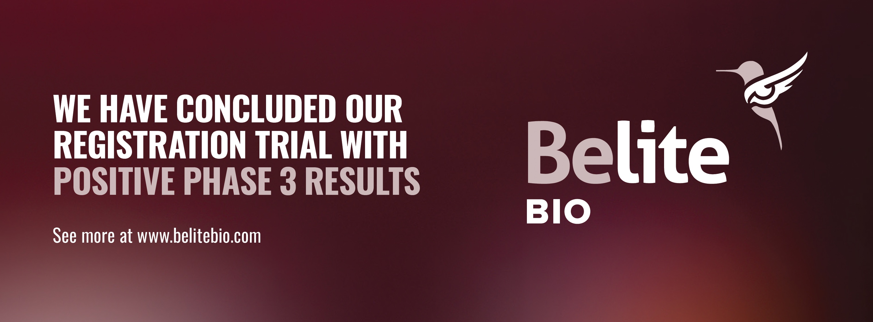 Belite Bio banner advertisement