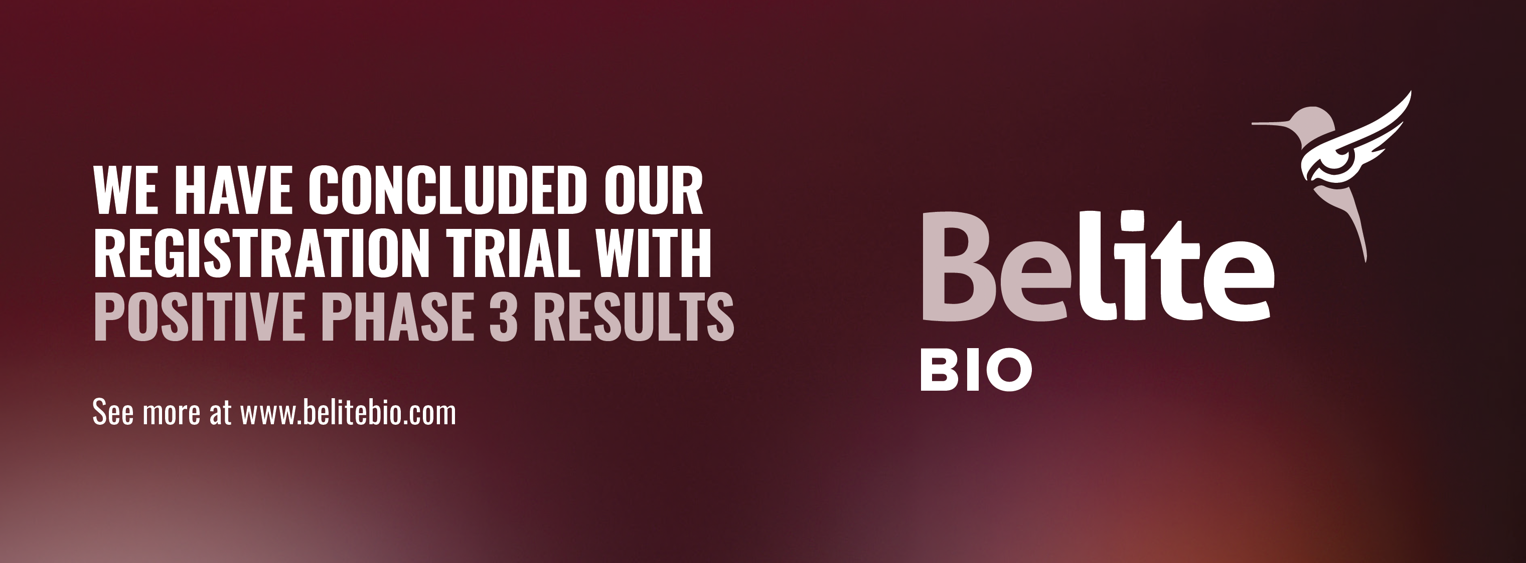 Belite Bio banner advertisement